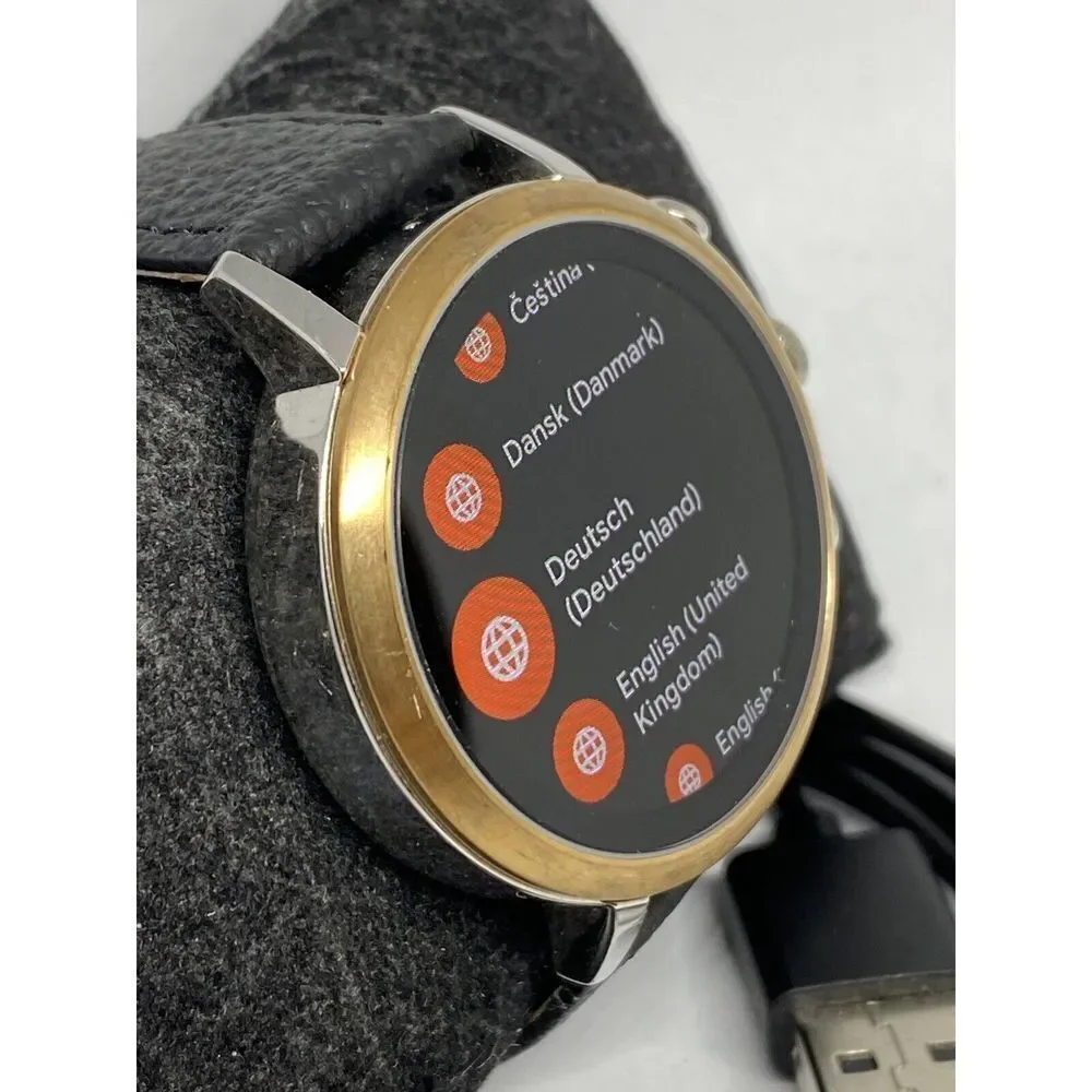 Fossil Gen 4 Authentic Digital Dial Smart Watch Custom Band FTW6016 LT341
